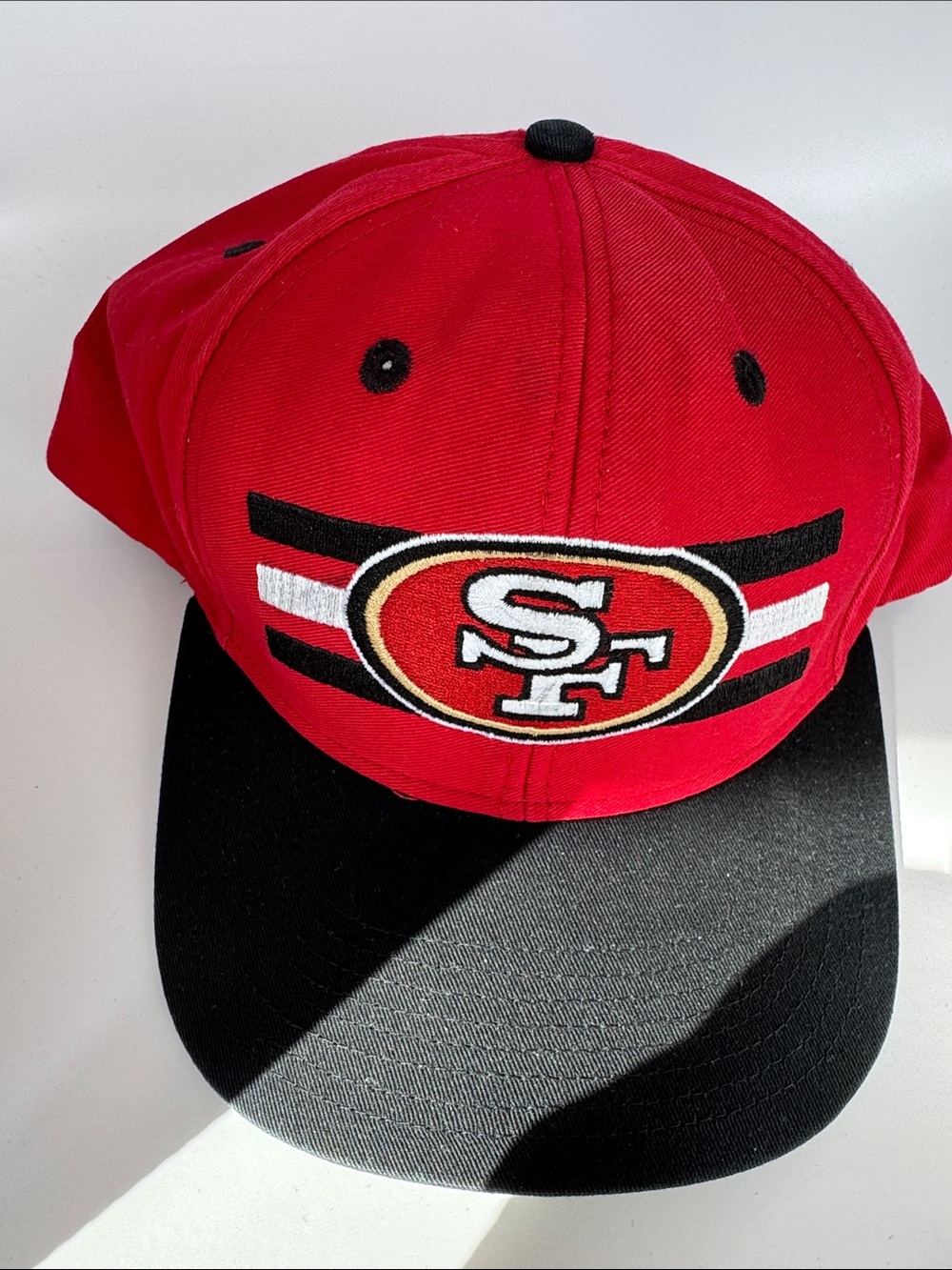Reebok Red and Black SF Logo Baseball Cap San Francisco 49ers NWOT